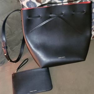 Mansur Gavriel bucket bag with flat zip bag